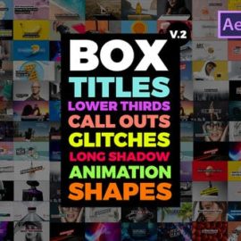 Videohive BOX Auto Resizing Titles Pack 24346451 Free Download