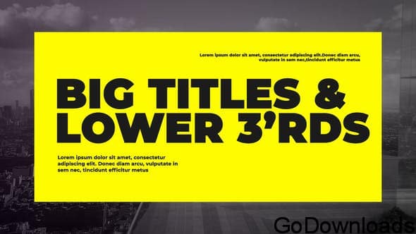 Videohive Corporate Big Titles 23804689 Free Download