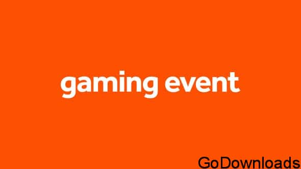 Videohive Gaming Event 25443561 Free Download