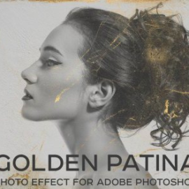CreativeMarket – Golden Patina Photo Effect 4415297