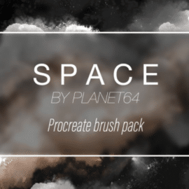 CreativeMarket Clouds & Space – procreate brushes Free Download