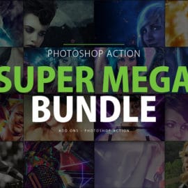 Inkydeals The Super Mega Bundle 20+ Photoshop Actions Free Download