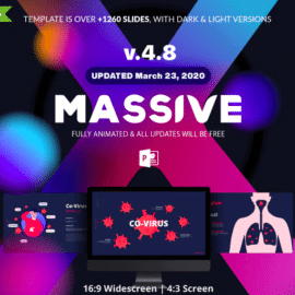 Massive X Presentation Template v.4.8 Fully Animated Free Download