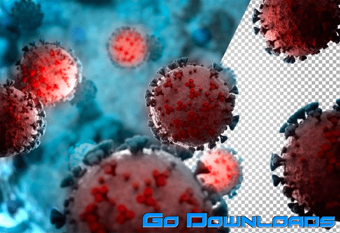 Microscopic View of Coronavirus Disease Mockup 332937937