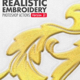 Realistic Embroidery – Photoshop Actions Free Download
