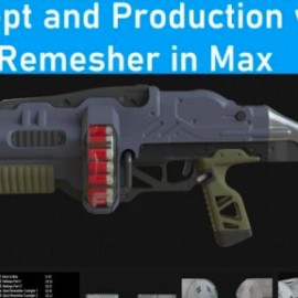Arrimus 3D – Concept and Production with Quad Remesher in Max Free Download