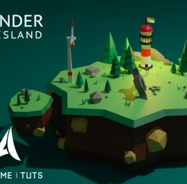Create A Sky Island In Blender 2.8 Free Download
