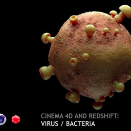 Cinema 4D (R20+) and Redshift: Virus / Bacteria