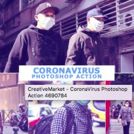 CreativeMarket – CoronaVirus Photoshop Action 4690784 Free Download