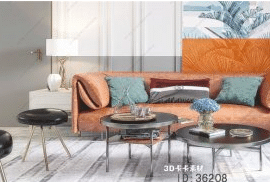 Modern Style Livingroom 419 Free Download