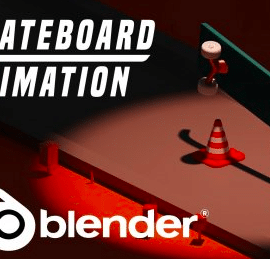 Create A Skateboard Animation With Blender Free Download