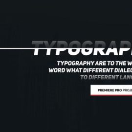 Videohive Animated Typography – for Premiere Pro Essential Graphics Free Download