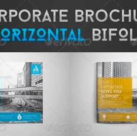 Corporate Brochure – Horizontal Bi-Fold Free Download