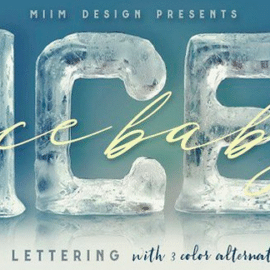 CM – Ice Ice Baby – 3D Lettering 1362805