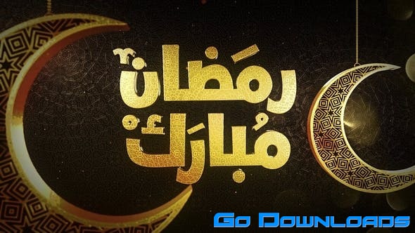 Videohive 3D Ramadan & Eid Golden Greetings Free Download