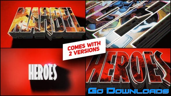 Videohive Heroes Logo Intro Free Download