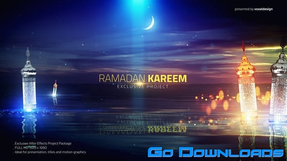 Videohive Ramadan Kareem Lake View Title Free Download