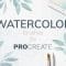 CreativeMarket Procreate watercolor brush set Free Download