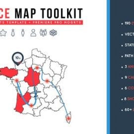 Videohive France Map Toolkit Free Download