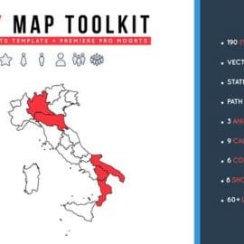 Videohive Italy Map Toolkit Free Download