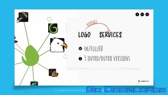 Videohive Logo Reveals Services - Intro & Outro Free Download