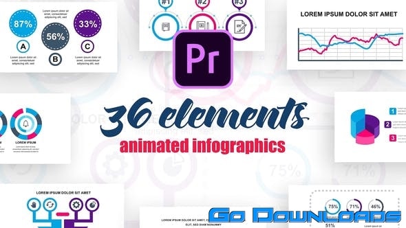 Videohive Technology Infographics №4 for Premiere Pro Free Download