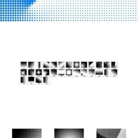 30 Halftone Gradients Photoshop Stamp Brushes Free Download