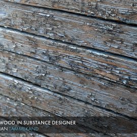 Artstation Creating Peeling Wood in Substance Designer Free Download