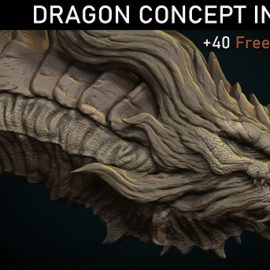 Artstation Dragon Concept in Zbrush Free Download
