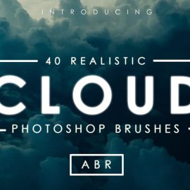 CreativeMarket 40 Cloud Brushes for Photoshop 3799716 Free Download