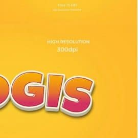 GraphicRiver Mogis 3D Game Logo Text Effect 26999525 Free Download