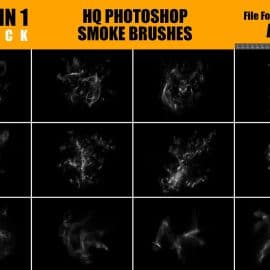 Photoshop Smoke Brushes Set Free Download