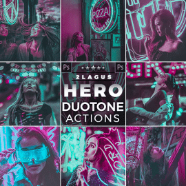 GraphicRiver – Duotone – Neon Style Actions Photoshop 26307280