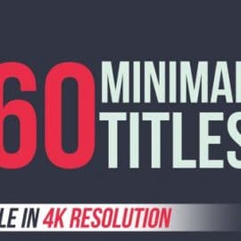 Videohive 60 Minimal Titles 4K v1.5 Free Download