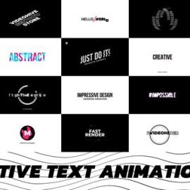 Videohive Creative Text Animation Free Download