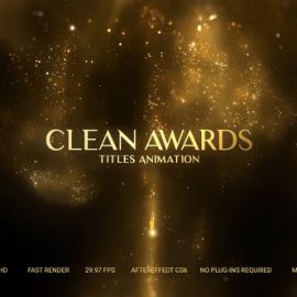 Videohive Golden Particles Award Titles