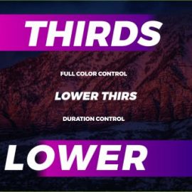 Videohive Typo Lower Thirds Free Download