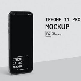 IPhone 11 Pro Side View Mockup RZ Free Download