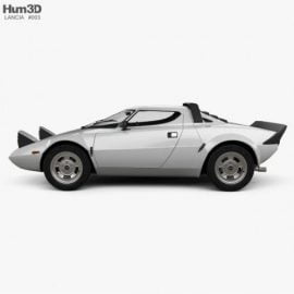 Lancia Stratos 1974 3D model Free Download
