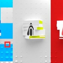 Minimal Cubic Logo Reveal Free Download