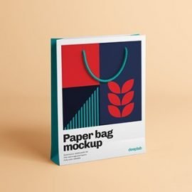 Paper Bag Mockup Free Download