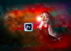 Space Explorer-Photo Composite Photo Manipulation Photoshop (Updated)