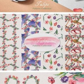 Tulips “Flavor of Love” Watercolor Png 4756883 Free Download