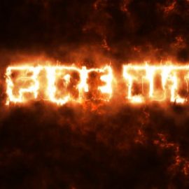 Videohive 10 Fire Titles Free Download
