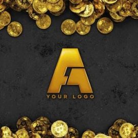 Videohive Bitcoin logo reveal Free Download