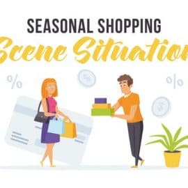 Videohive Seasonal shopping – Scene Situation Free Download