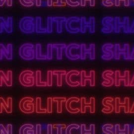 Motion Science Neon Glitch Shapes