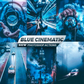 GraphicRiver – Blue Cinematic City Photoshop Actions 26544127