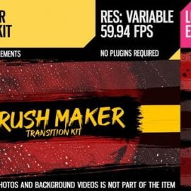 Videohive Brush Maker (Transition Kit) Free Download