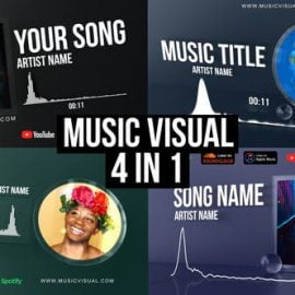 Videohive Glass Audio React Music Visualizer Free Download